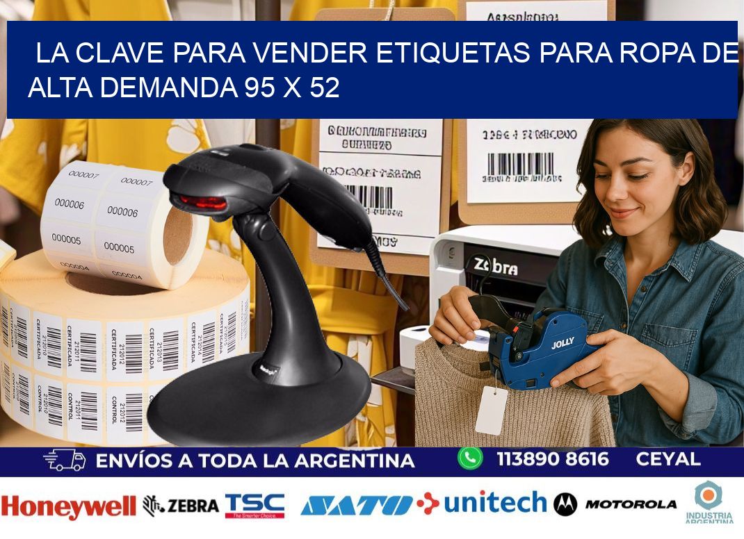 La Clave para Vender Etiquetas para Ropa de Alta Demanda 95 x 52