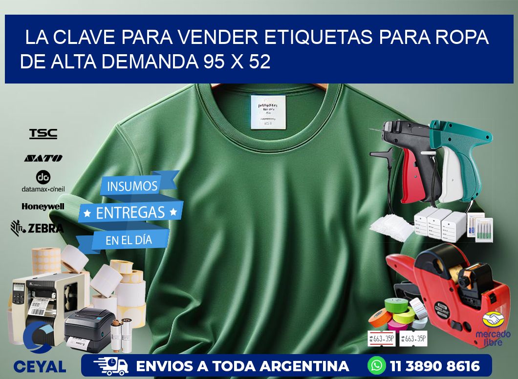 La Clave para Vender Etiquetas para Ropa de Alta Demanda 95 x 52