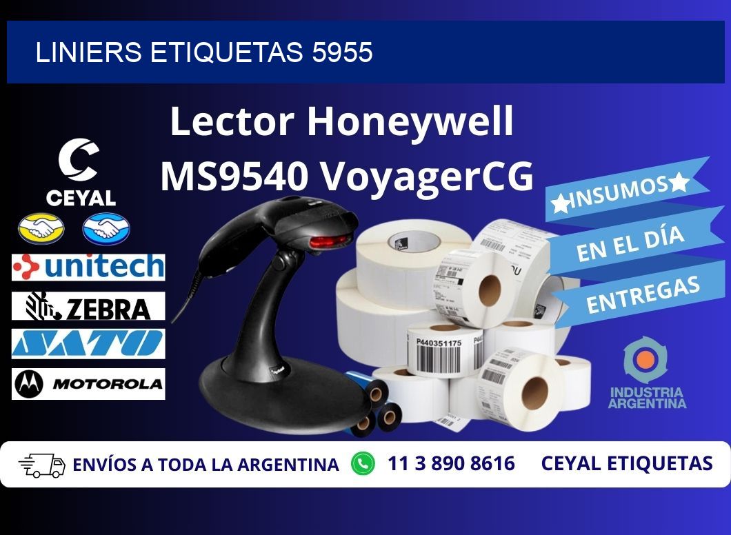 Liniers etiquetas 5955