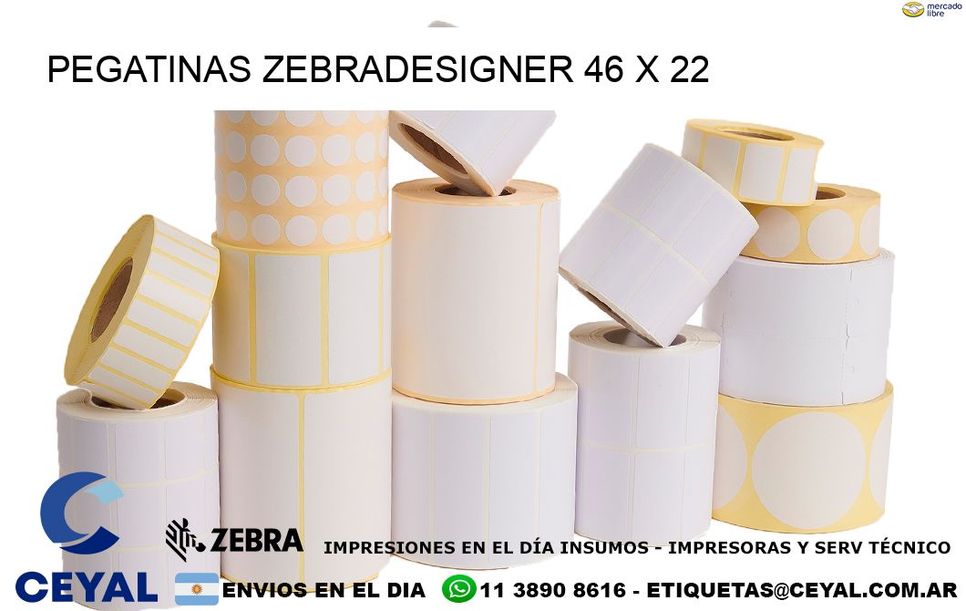 PEGATINAS zebradesigner 46 x 22