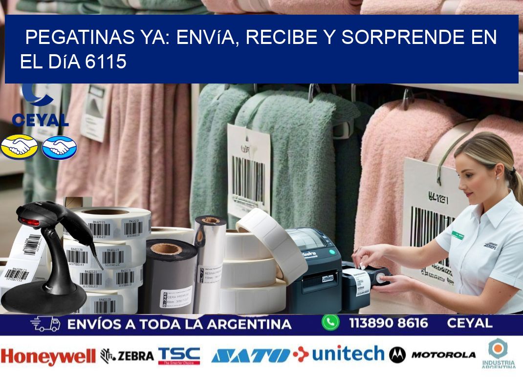 Pegatinas Ya: Envía, Recibe y Sorprende en el Día 6115
