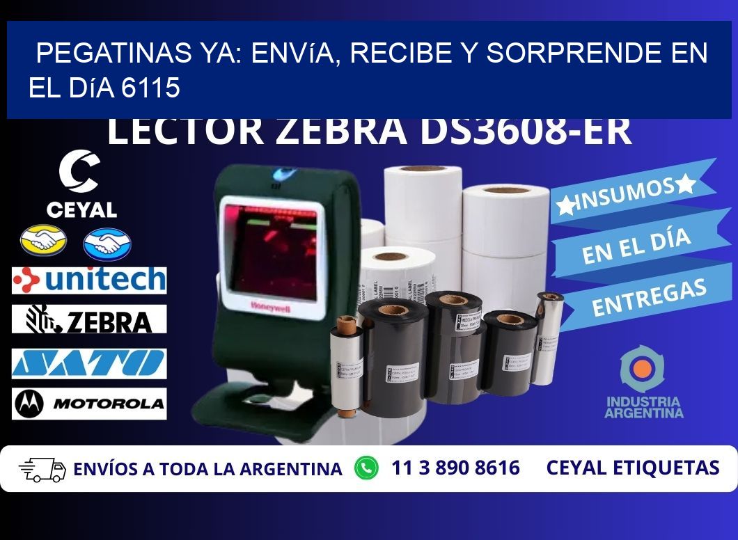 Pegatinas Ya: Envía, Recibe y Sorprende en el Día 6115