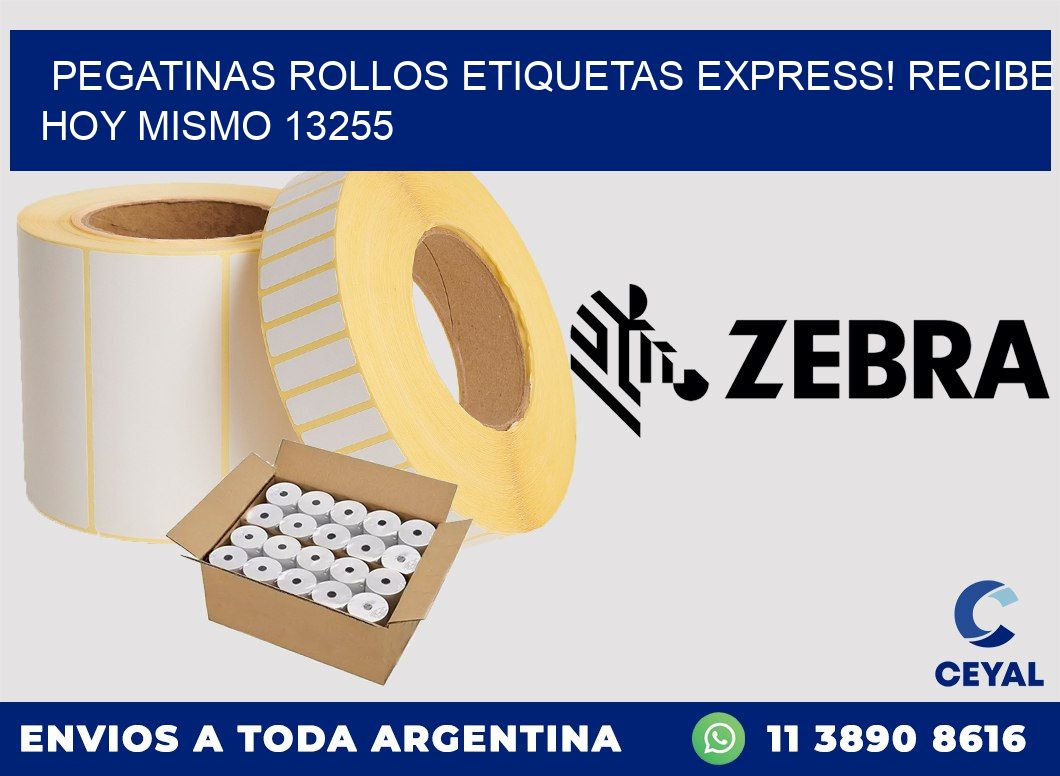 Pegatinas rollos etiquetas Express! Recibe Hoy Mismo 13255