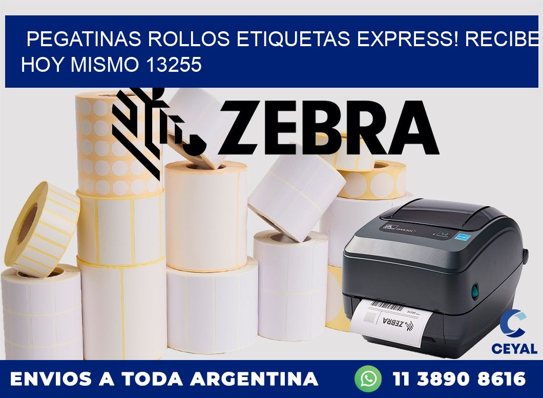 Pegatinas rollos etiquetas Express! Recibe Hoy Mismo 13255