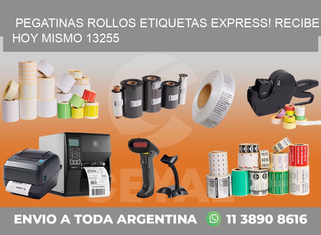 Pegatinas rollos etiquetas Express! Recibe Hoy Mismo 13255