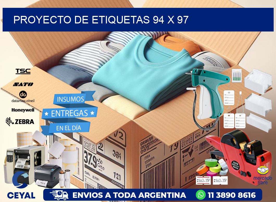 Proyecto de etiquetas 94 x 97