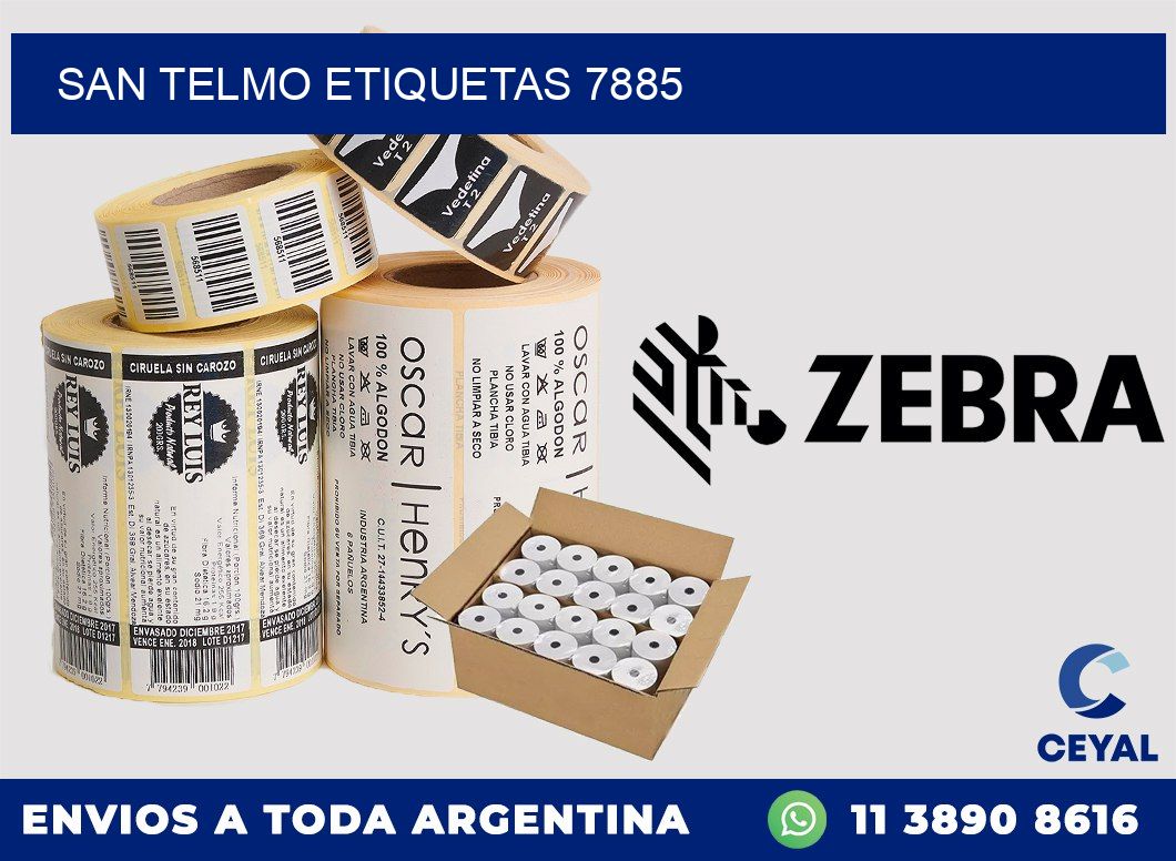 San Telmo etiquetas 7885