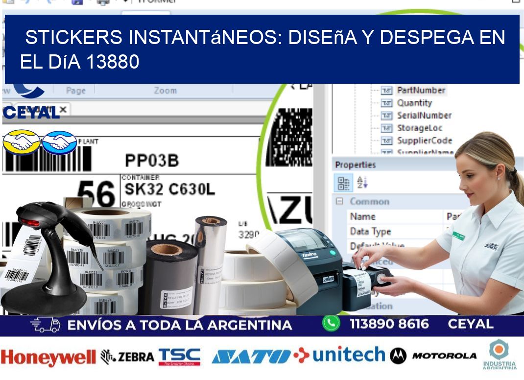 Stickers Instantáneos: Diseña y Despega en el Día 13880