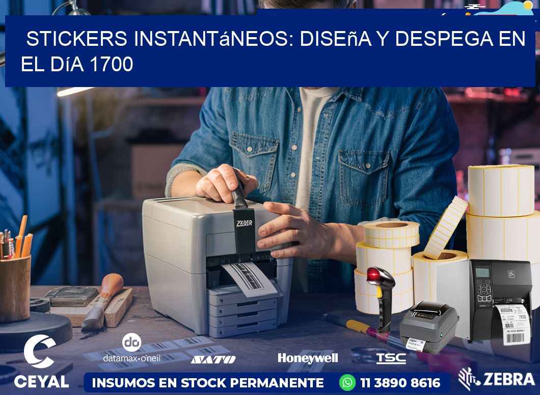 Stickers Instantáneos: Diseña y Despega en el Día 1700