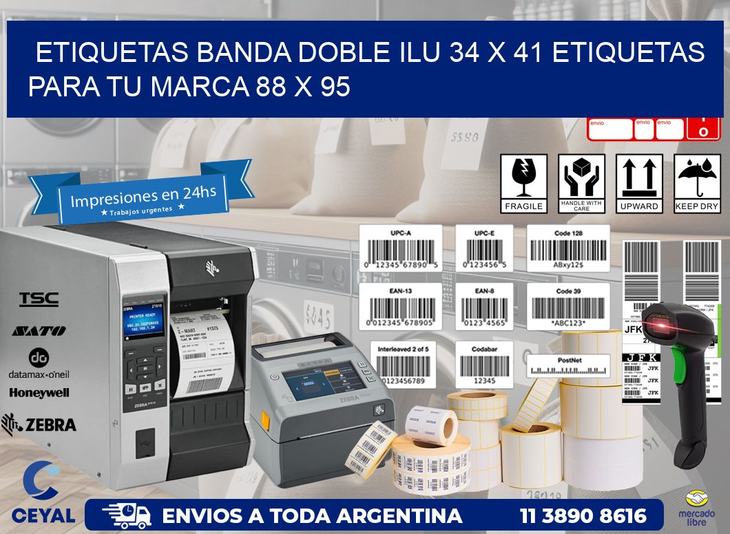etiquetas banda doble ilu 34 x 41 etiquetas para tu marca 88 x 95