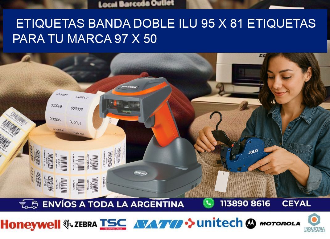 etiquetas banda doble ilu 95 x 81 etiquetas para tu marca 97 x 50