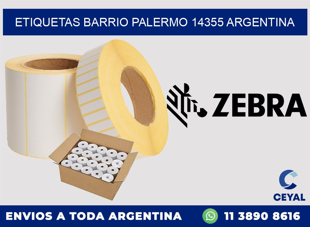 etiquetas barrio palermo 14355 argentina