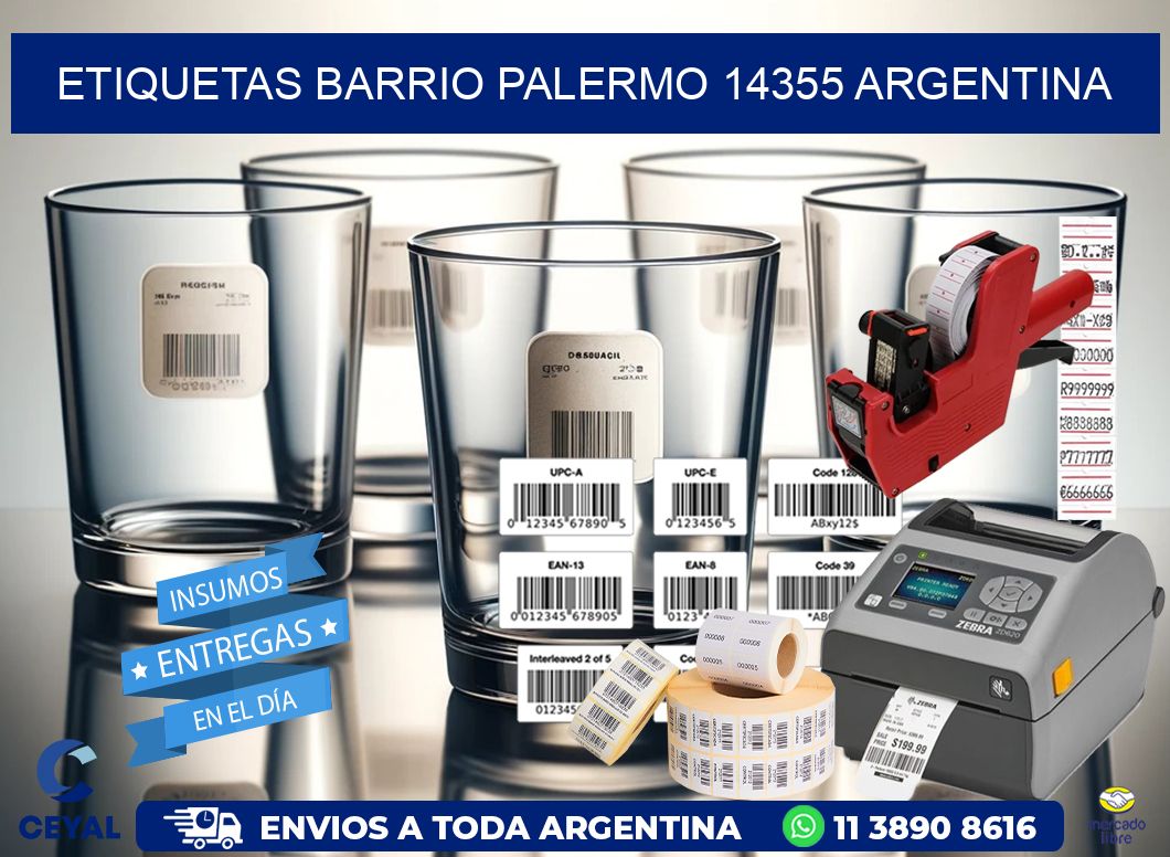 etiquetas barrio palermo 14355 argentina