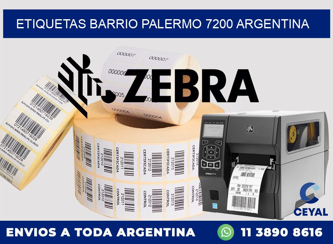 etiquetas barrio palermo 7200 argentina