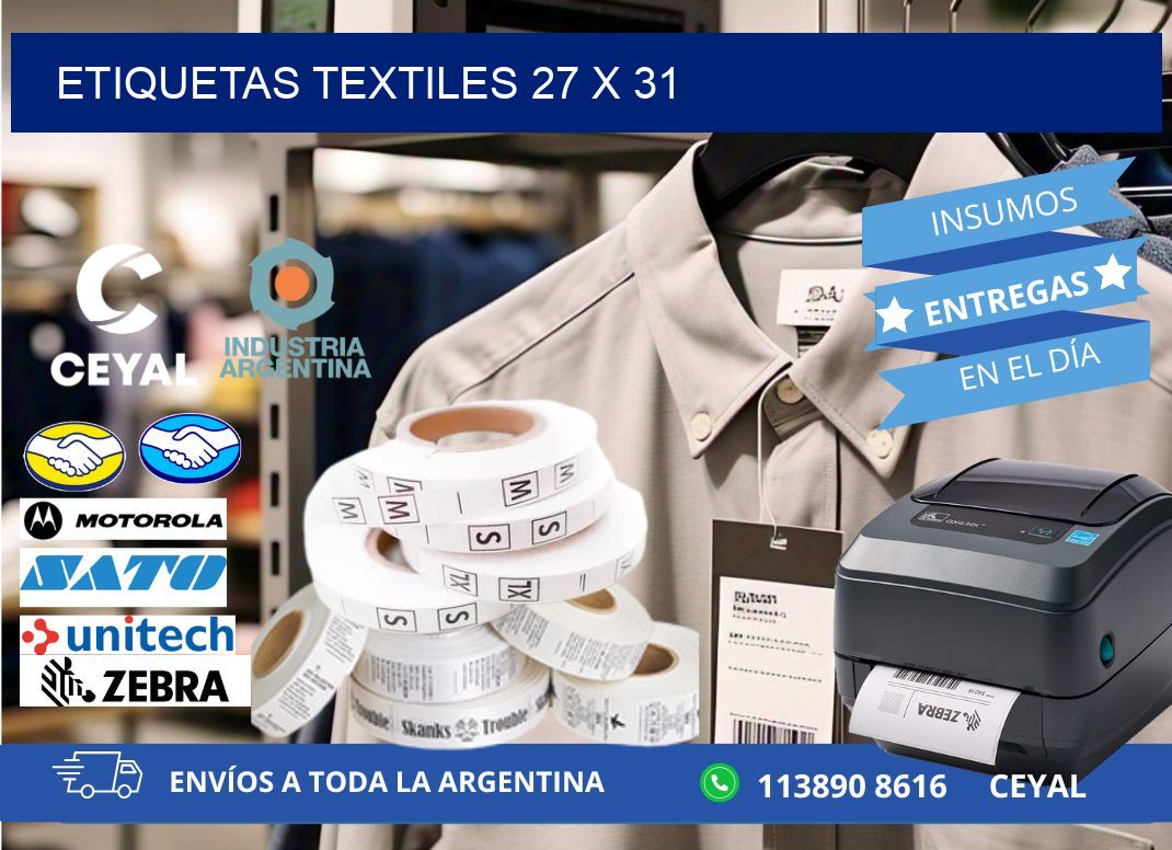 etiquetas textiles 27 x 31