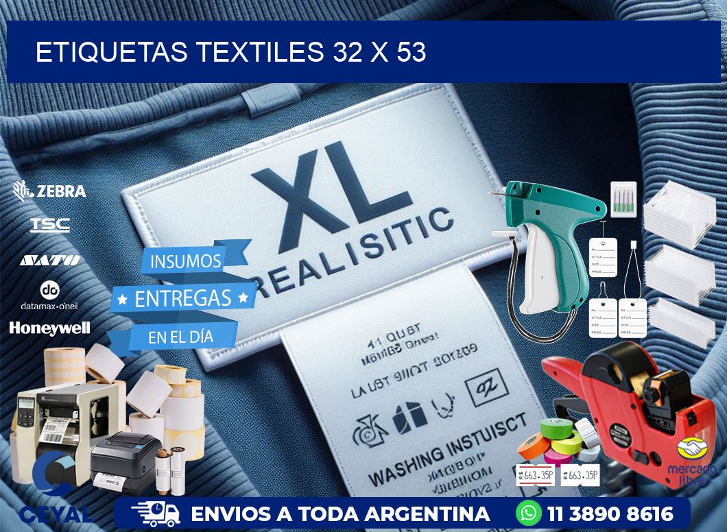 etiquetas textiles 32 x 53