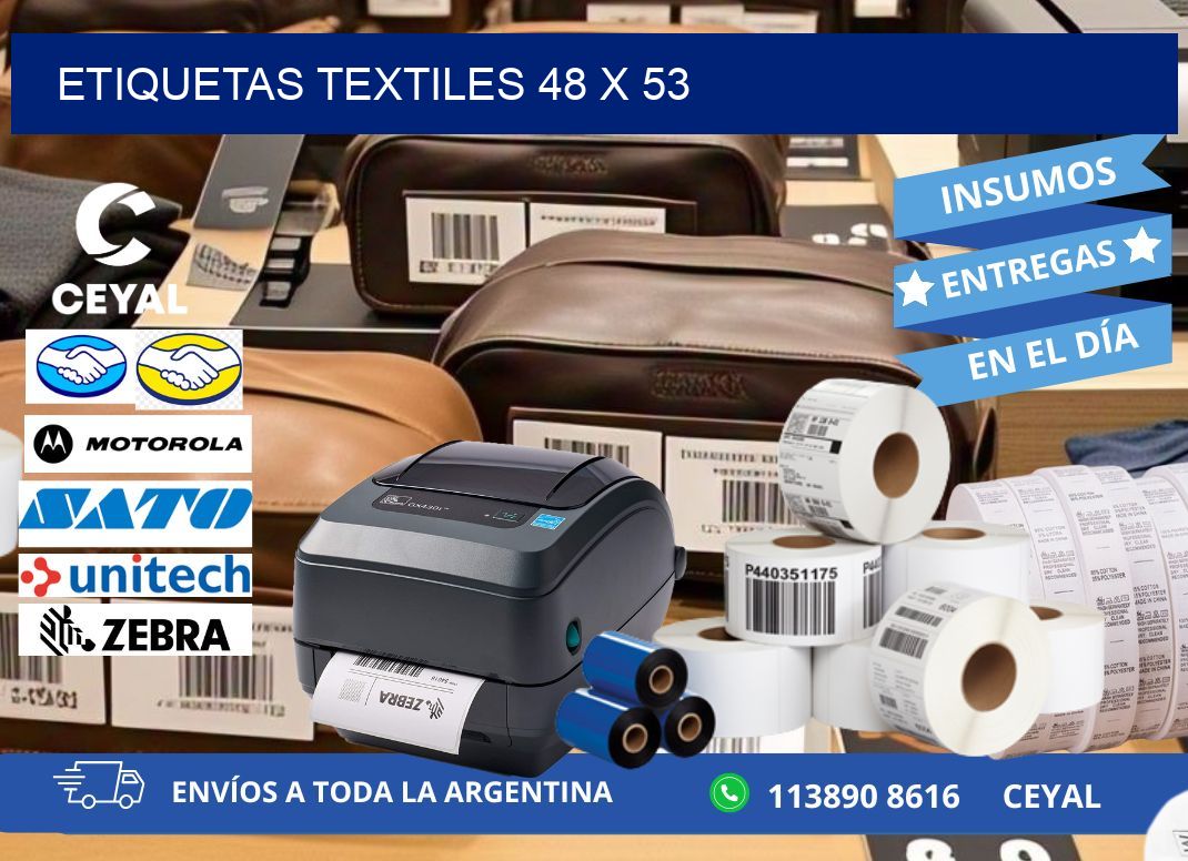 etiquetas textiles 48 x 53