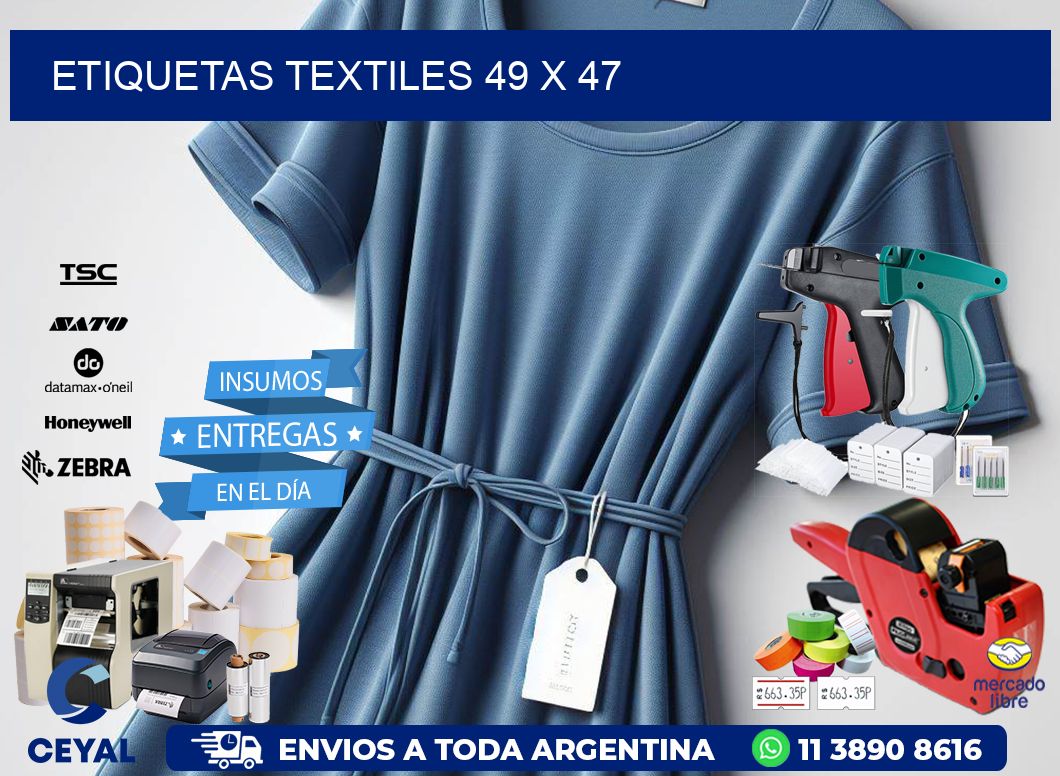 etiquetas textiles 49 x 47