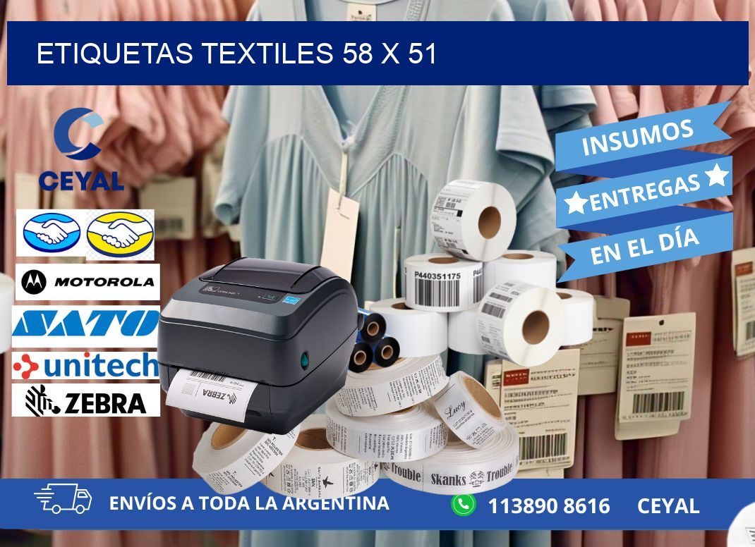 etiquetas textiles 58 x 51