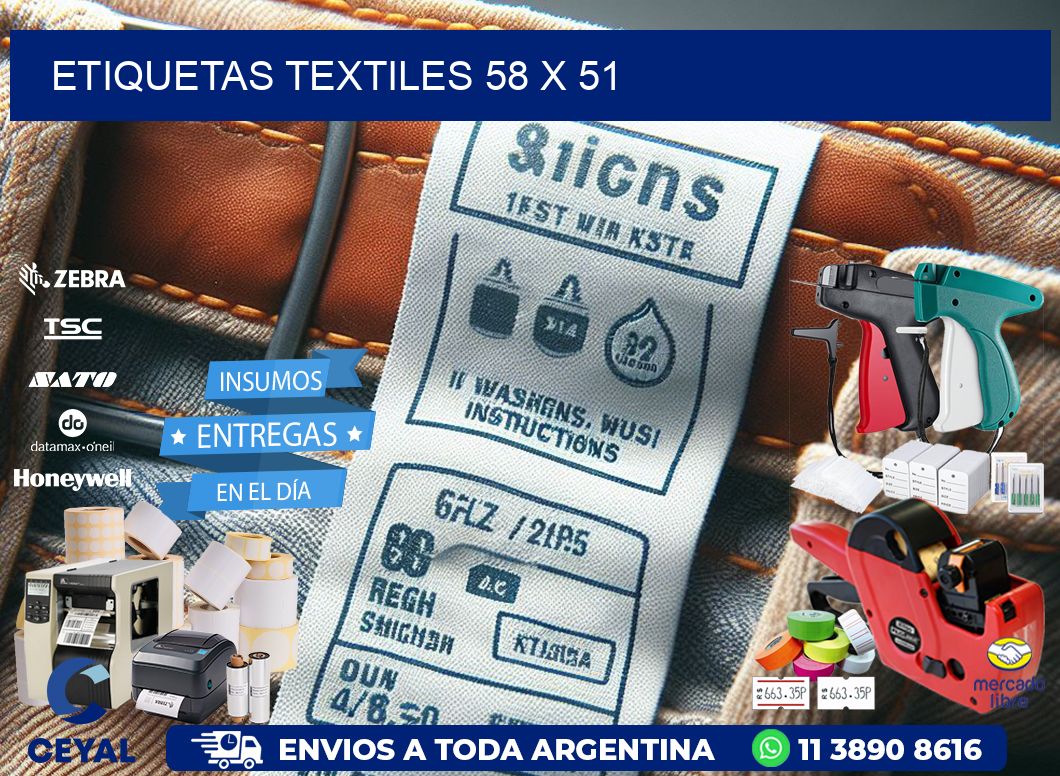 etiquetas textiles 58 x 51