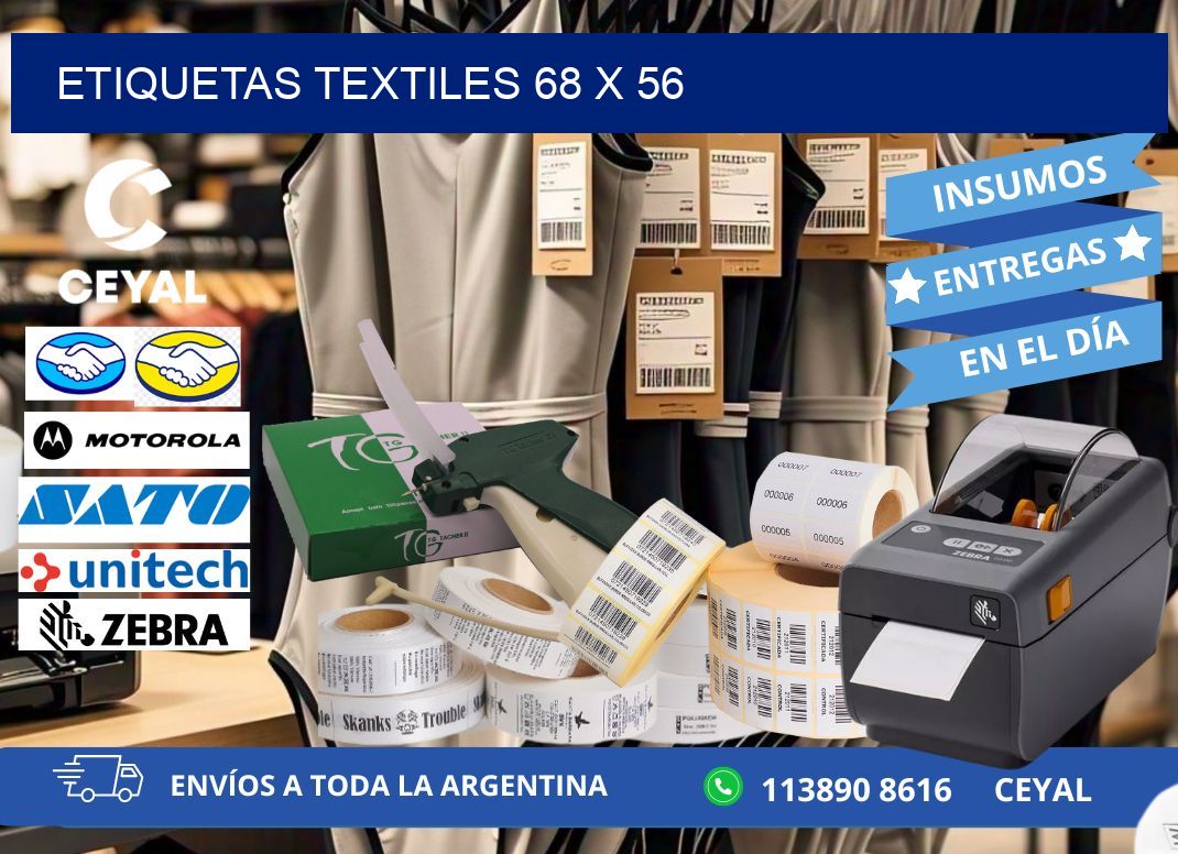 etiquetas textiles 68 x 56