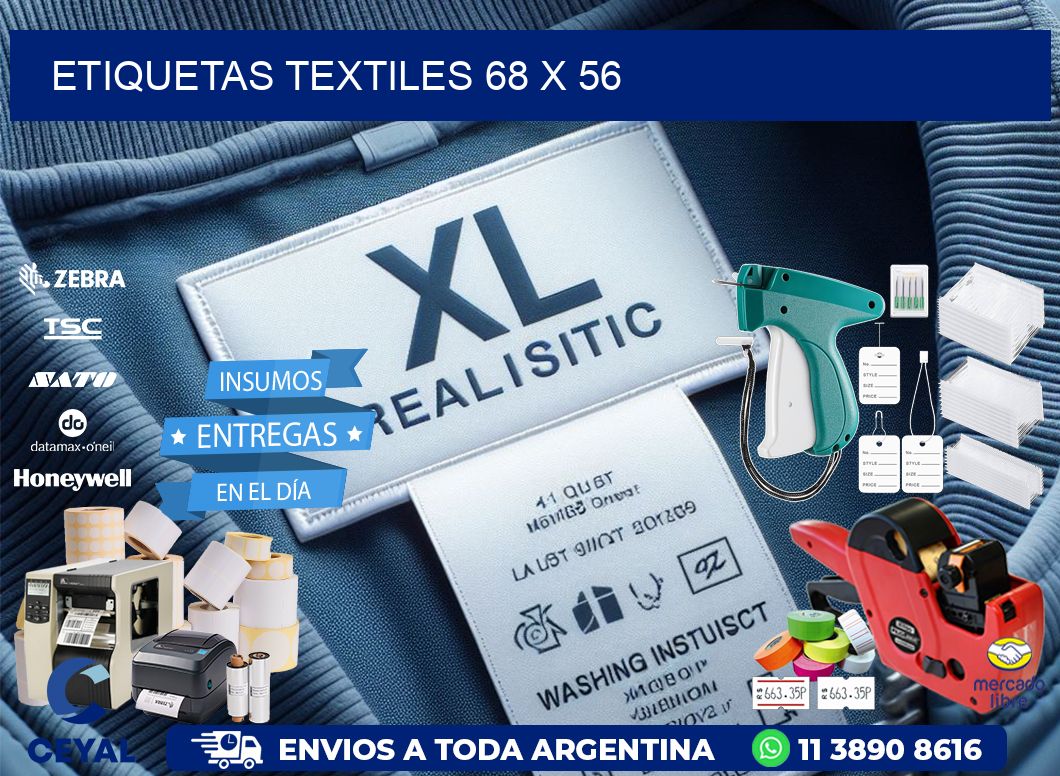 etiquetas textiles 68 x 56