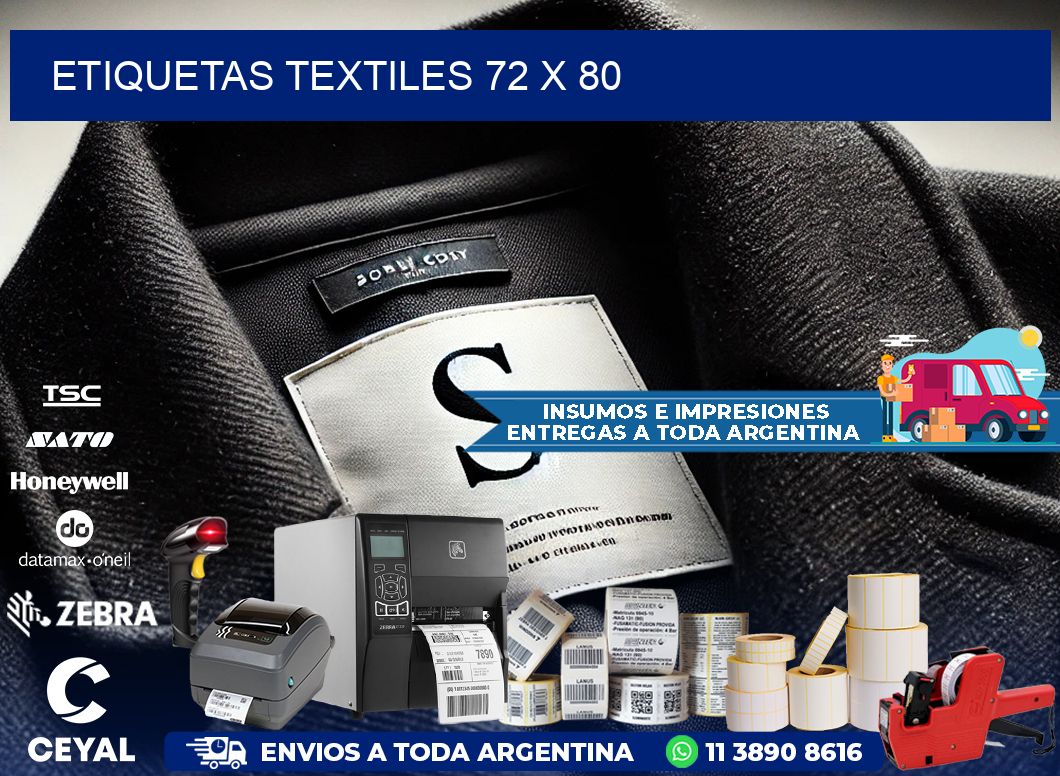 etiquetas textiles 72 x 80