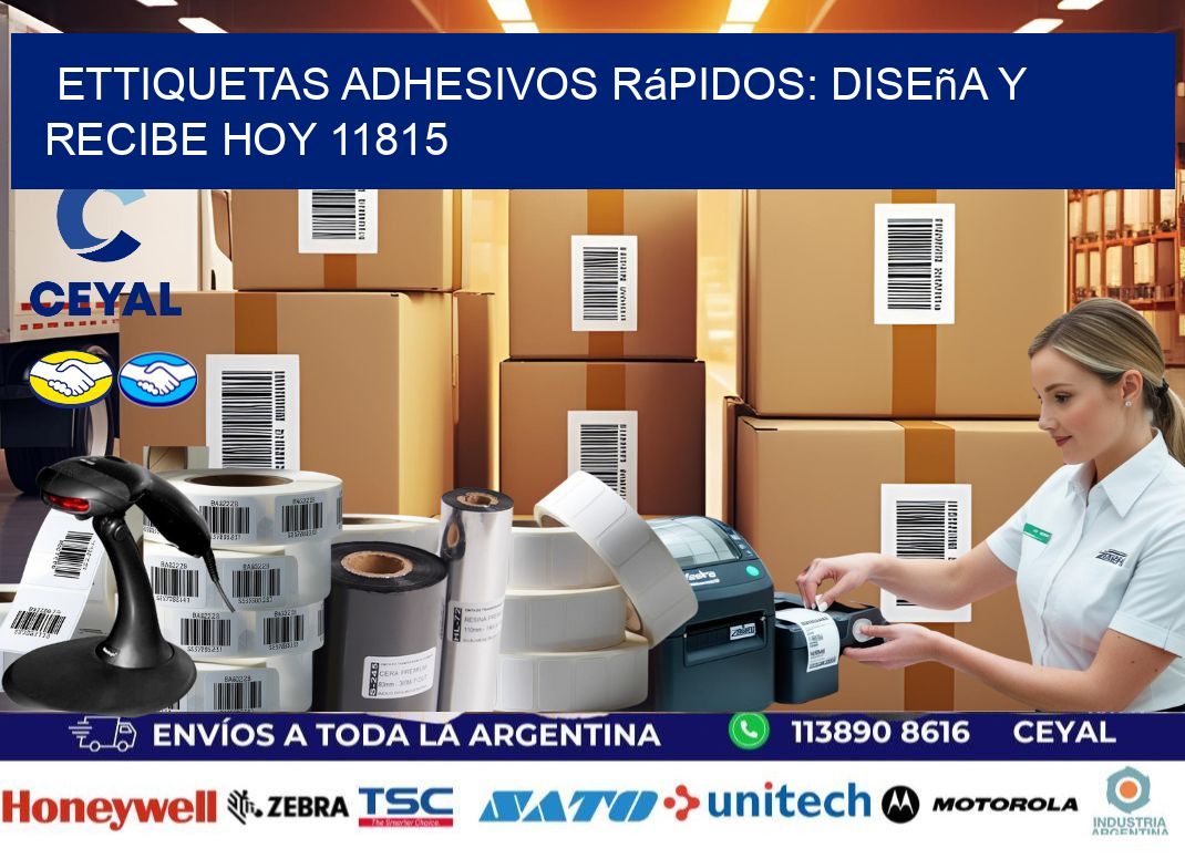 ettiquetas Adhesivos Rápidos: Diseña y Recibe Hoy 11815