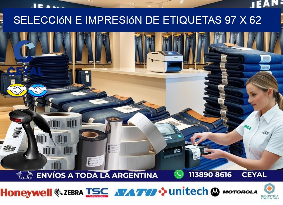 selección e impresión de etiquetas 97 x 62