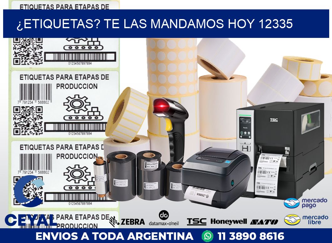 ¿Etiquetas? Te las Mandamos Hoy 12335