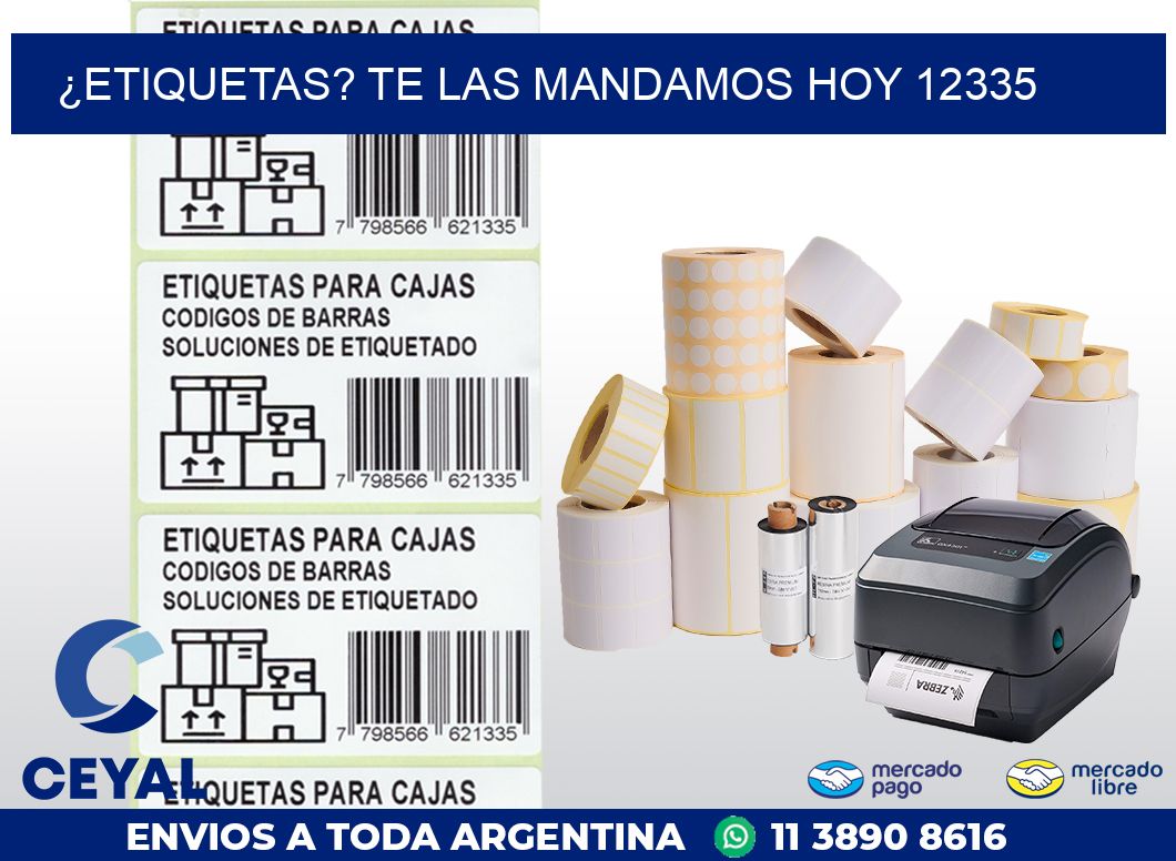 ¿Etiquetas? Te las Mandamos Hoy 12335