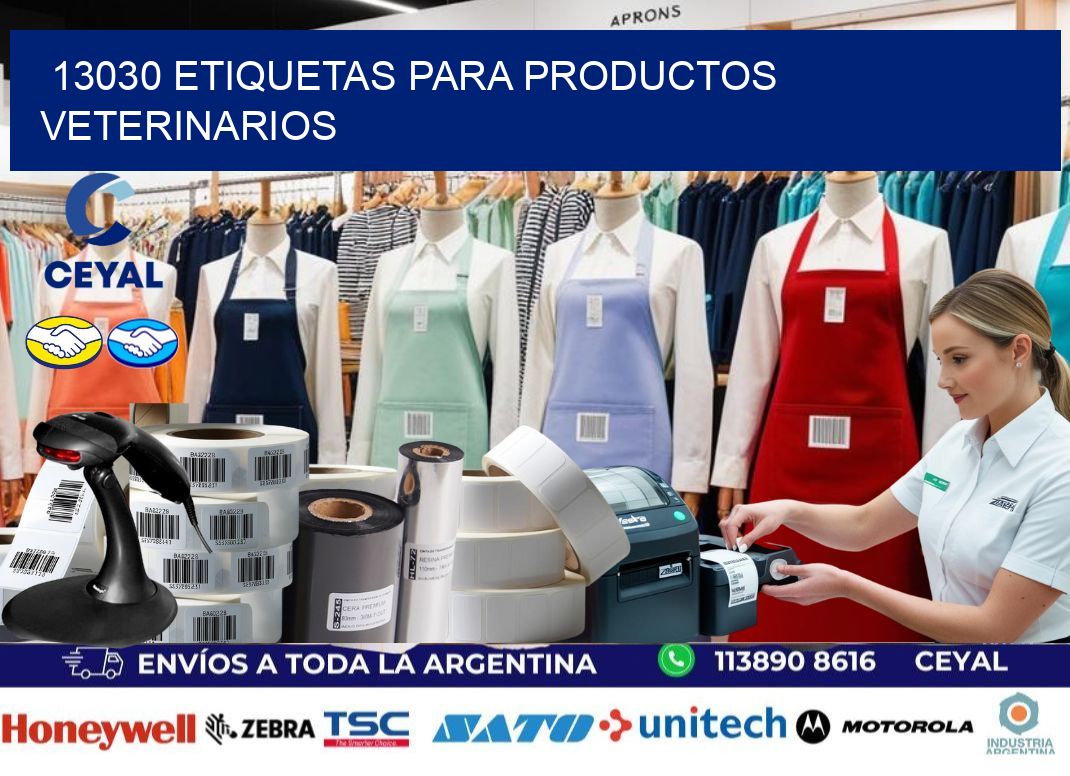 13030 Etiquetas para productos veterinarios