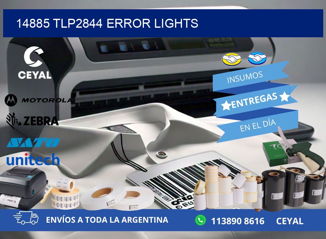 14885 TLP2844 error lights