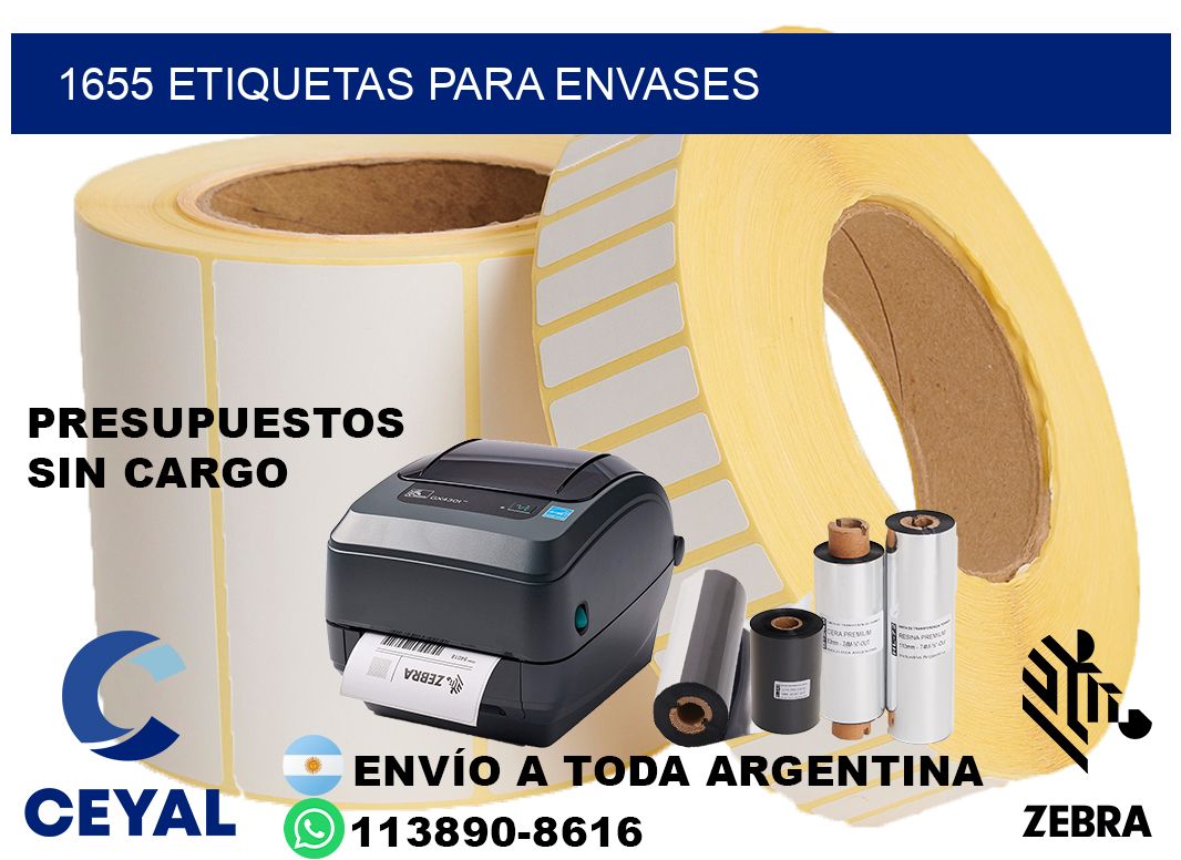 1655 Etiquetas para envases