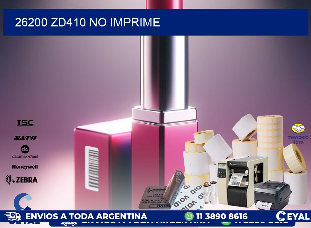 26200 ZD410 no imprime