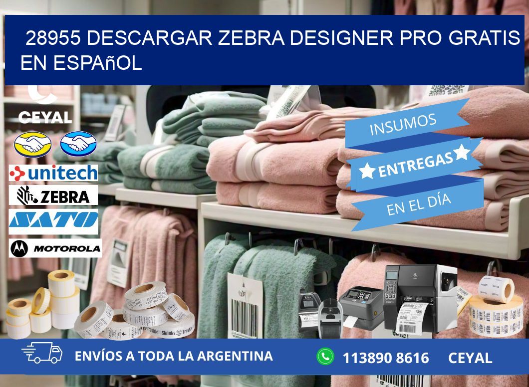 28955 Descargar Zebra Designer Pro gratis en Español