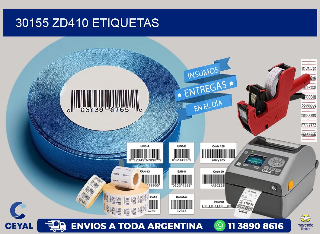30155 ZD410 etiquetas