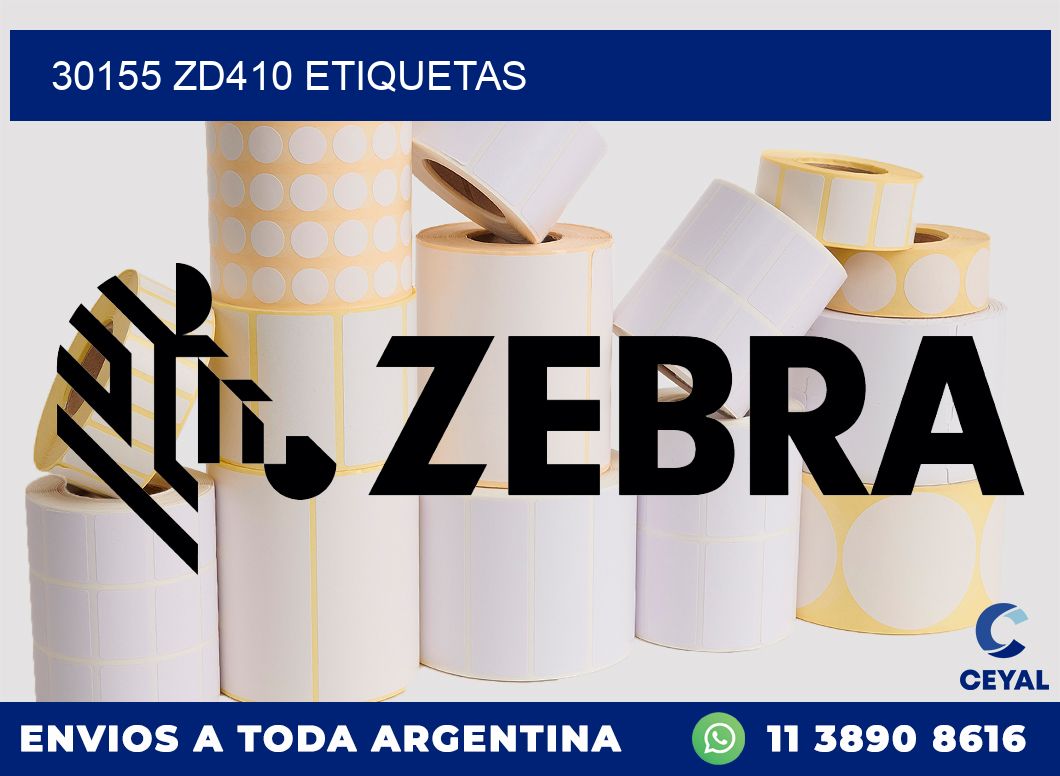 30155 ZD410 etiquetas