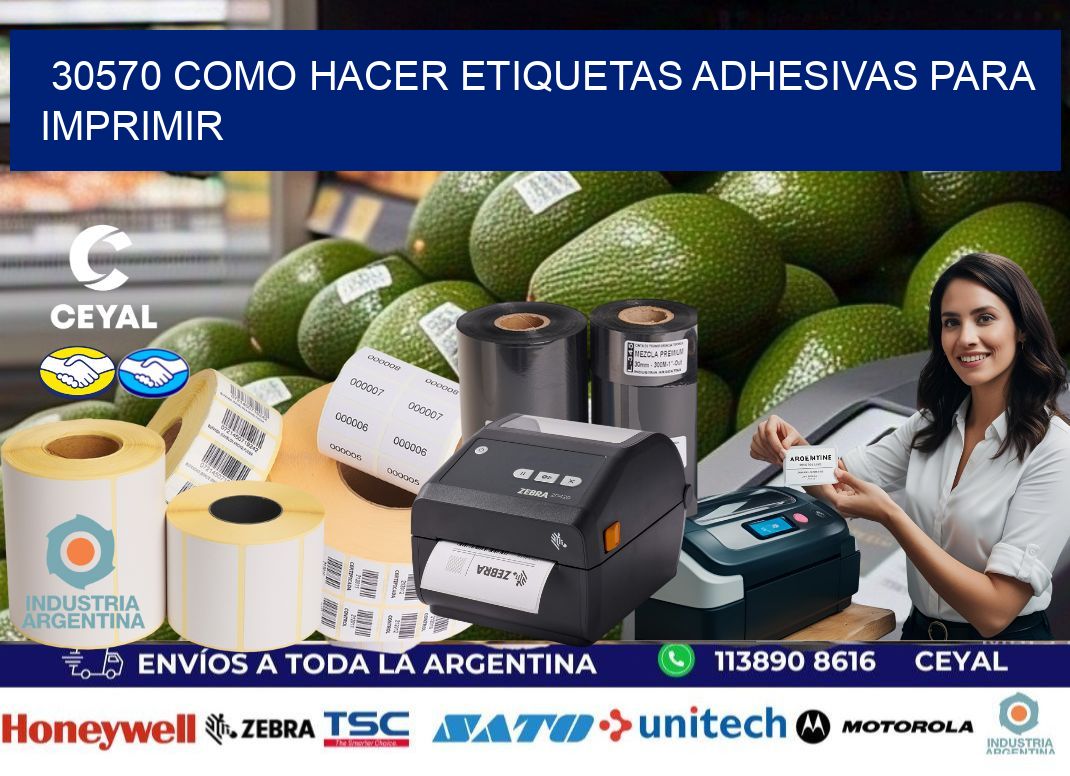 30570 Como hacer etiquetas adhesivas para imprimir