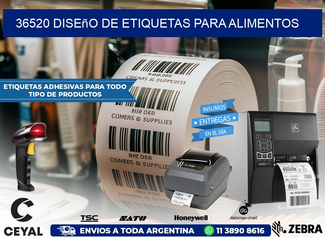 36520 Diseño de etiquetas para alimentos
