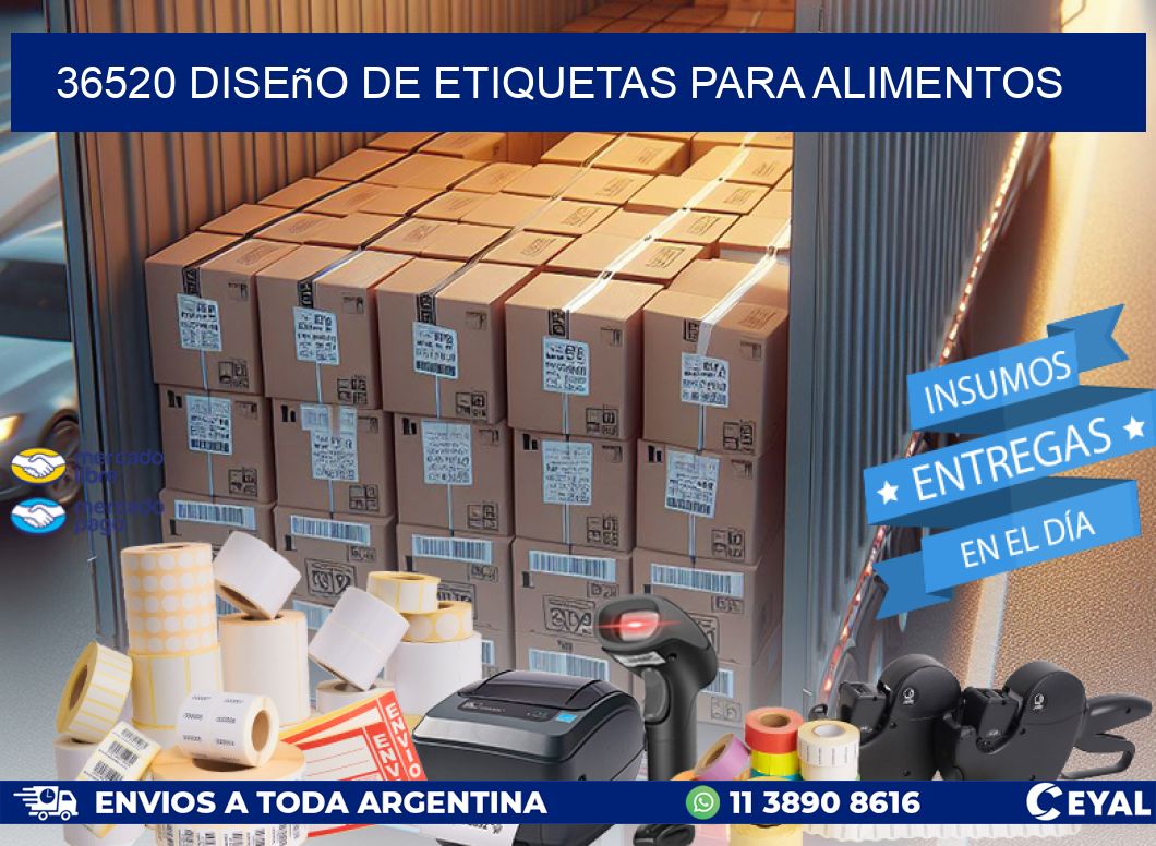 36520 Diseño de etiquetas para alimentos