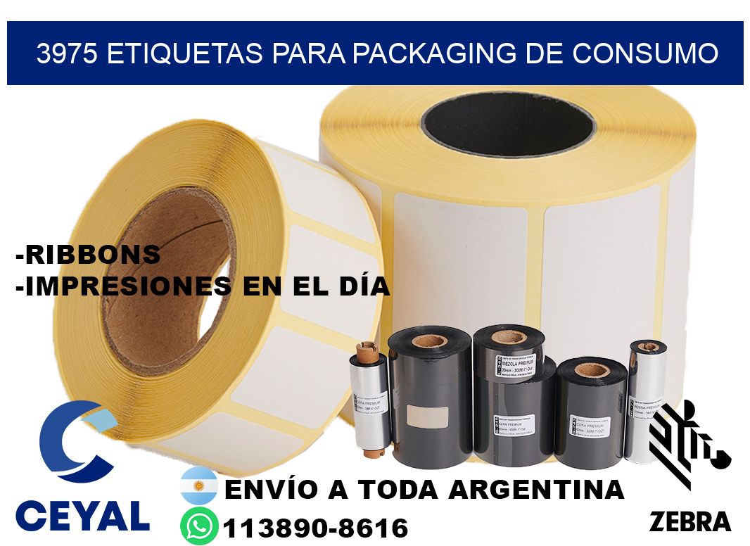 3975 Etiquetas para packaging de consumo