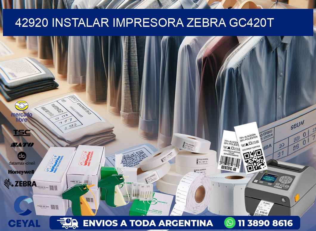 42920 Instalar impresora Zebra GC420t