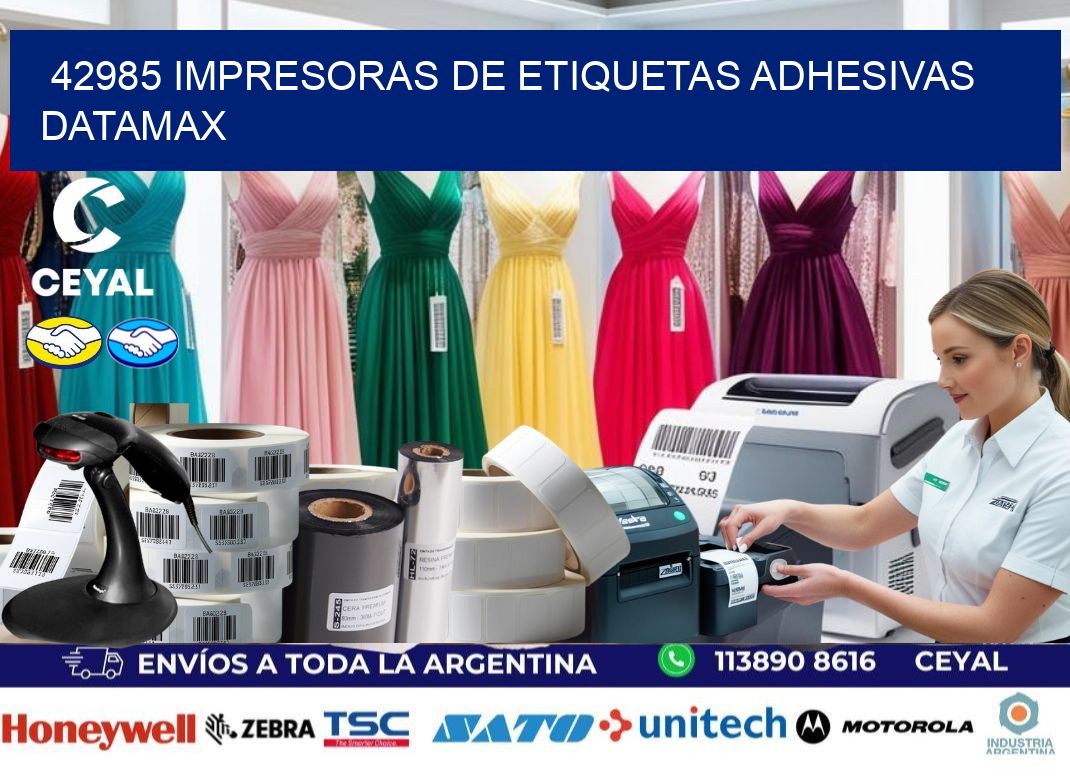 42985 impresoras de etiquetas adhesivas datamax
