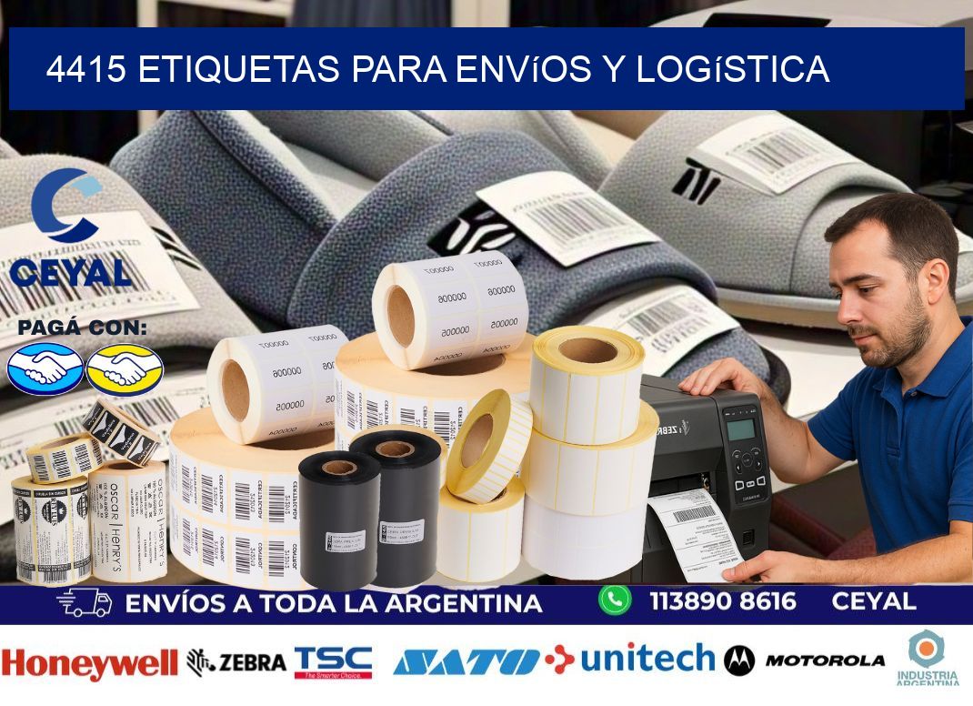 4415 Etiquetas para envíos y logística