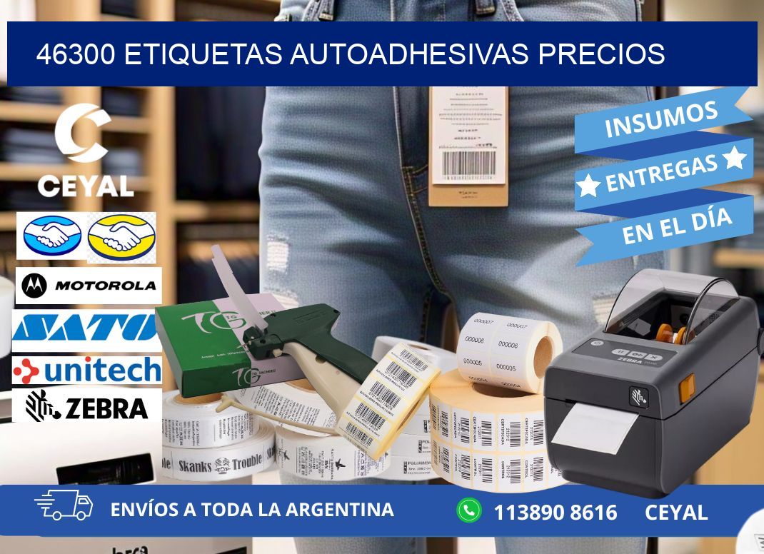 46300 Etiquetas autoadhesivas precios