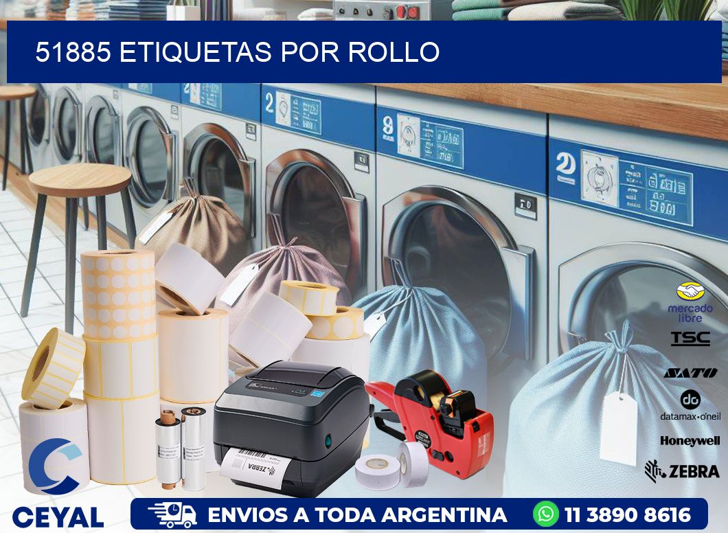 51885 Etiquetas por rollo