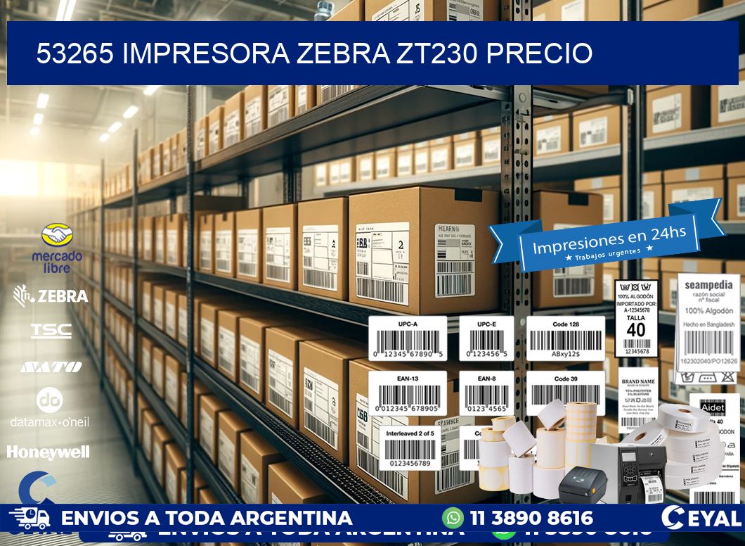 53265 Impresora Zebra ZT230 precio