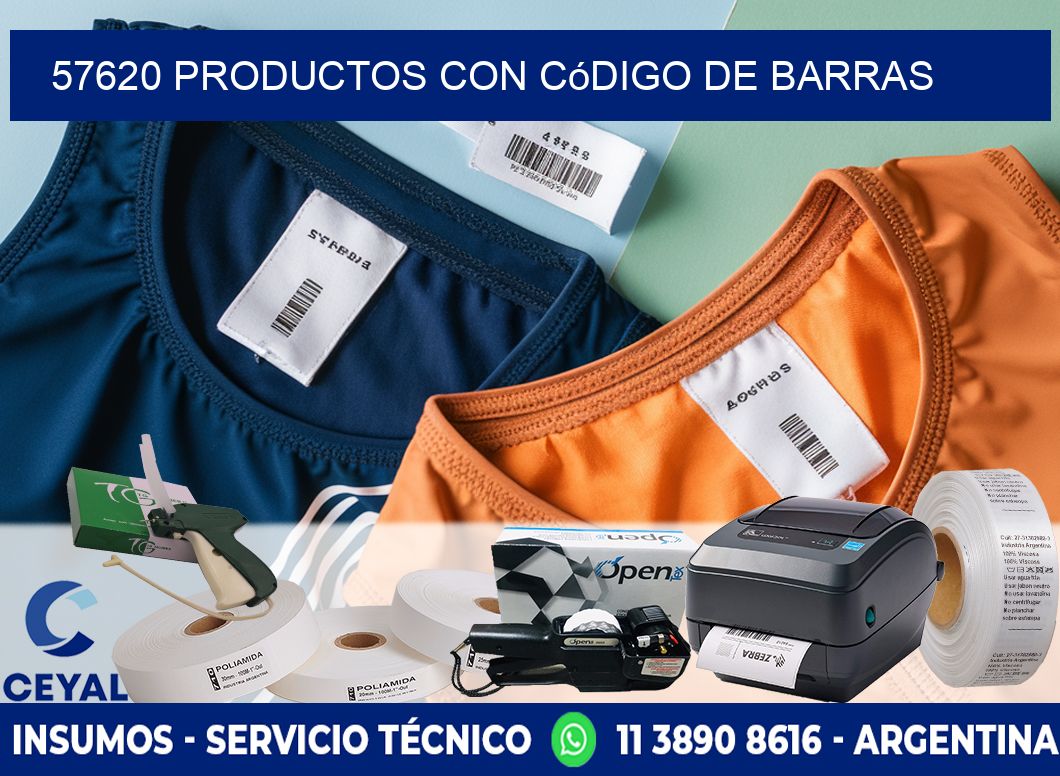 57620 Productos con código de barras