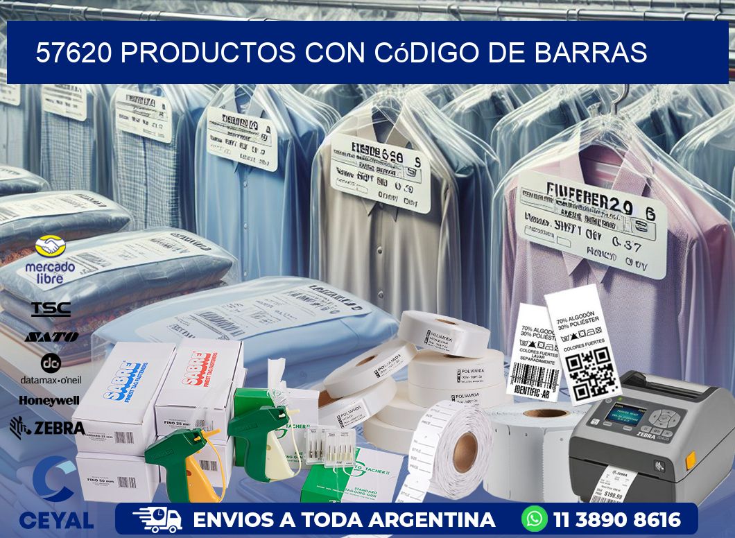 57620 Productos con código de barras